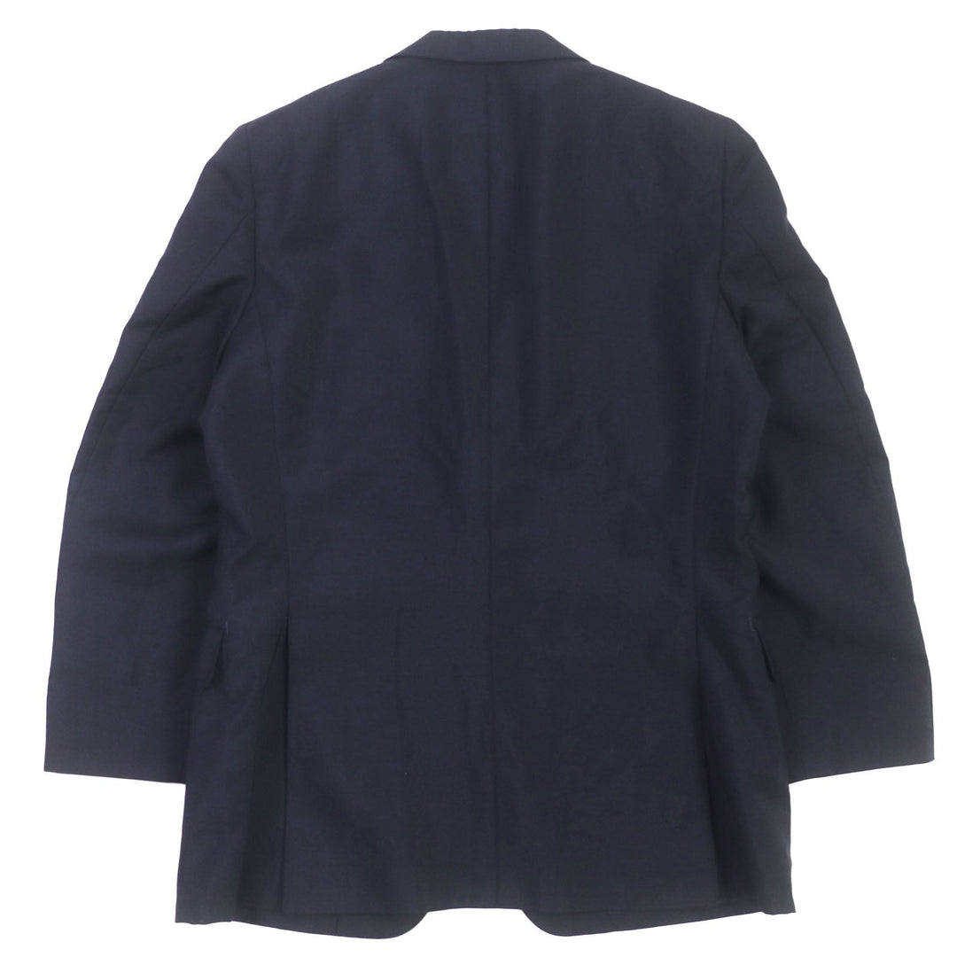 BURBERRY tailored jacket Outer: 55% wool, Outer: 45% mohair, Lining: polyester, Lining: cupra, Sleeve lining: cupra Navy mens Used Authentic