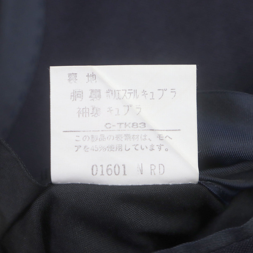 BURBERRY tailored jacket Outer: 55% wool, Outer: 45% mohair, Lining: polyester, Lining: cupra, Sleeve lining: cupra Navy mens Used Authentic