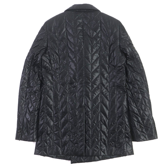 EMPORIO ARMANI tailored jacket 91GWN0 91441 Outer: 100% polyamide (nylon), Lining: 55% acetate, Lining: 45% cotton, Filling: 80% polyester, Filling: 20% polypropylene black SAVILE LINE mens 44 Used Authentic