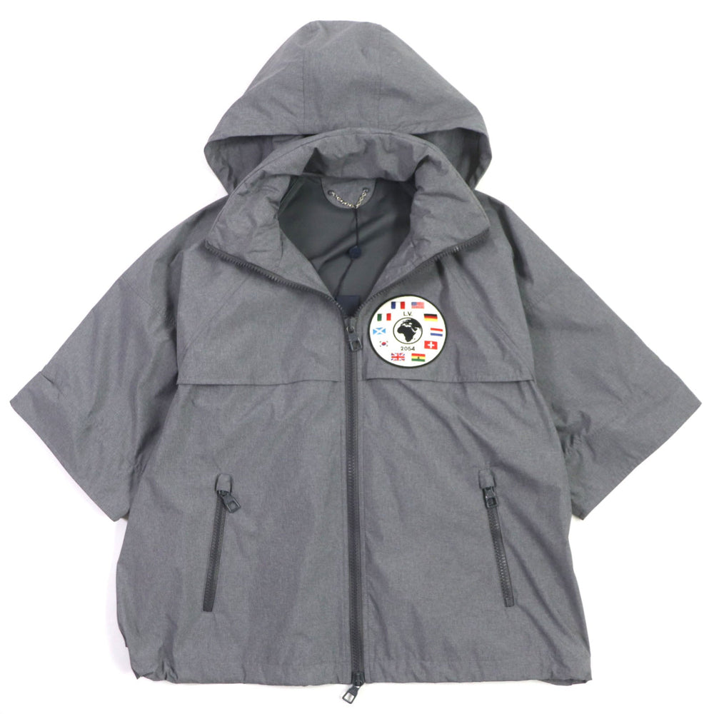 LOUIS VUITTON Hoodie HHB99W Main: 100% polyester gray mens 48 Used Authentic