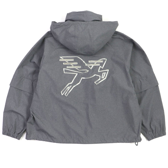 LOUIS VUITTON Hoodie HHB99W Main: 100% polyester gray mens 48 Used Authentic