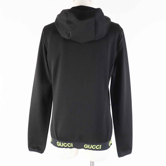 GUCCI Jersey 693081 Main: 50% cotton, Main: 48% nylon, Main: 2% polyurethane, Part: 94% nylon, Part: 6% polyurethane Black neon yellow Women S Used Authentic