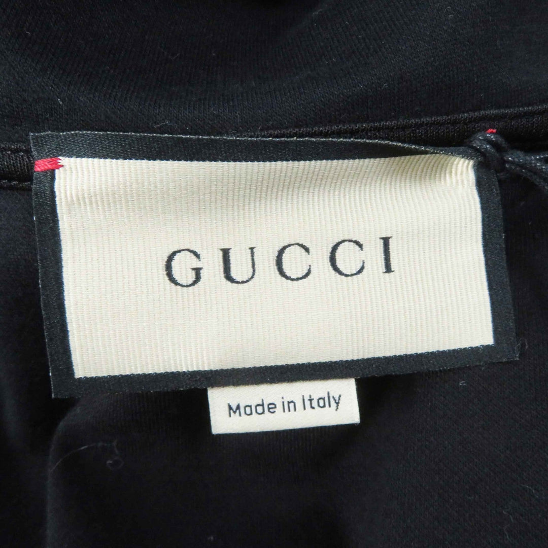 GUCCI Jersey 693081 Main: 50% cotton, Main: 48% nylon, Main: 2% polyurethane, Part: 94% nylon, Part: 6% polyurethane Black neon yellow Women S Used Authentic