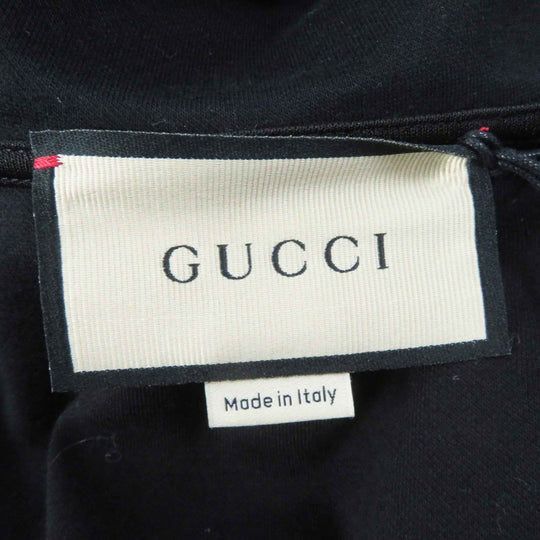 GUCCI Jersey 693081 Main: 50% cotton, Main: 48% nylon, Main: 2% polyurethane, Part: 94% nylon, Part: 6% polyurethane Black neon yellow Women S Used Authentic
