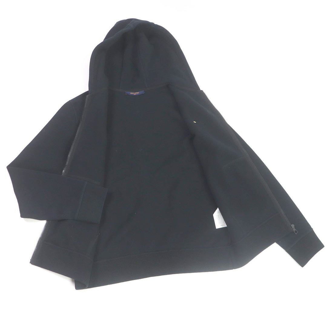 LOUIS VUITTON Hoodie Main: 82% cotton, Main: 18% nylon black mens S Used Authentic