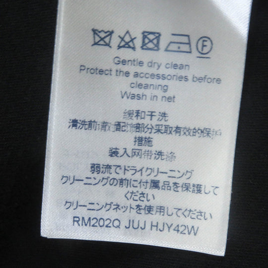 LOUIS VUITTON Hoodie Main: 82% cotton, Main: 18% nylon black mens S Used Authentic