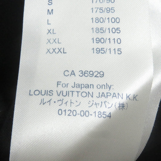 LOUIS VUITTON Hoodie Main: 82% cotton, Main: 18% nylon black mens S Used Authentic