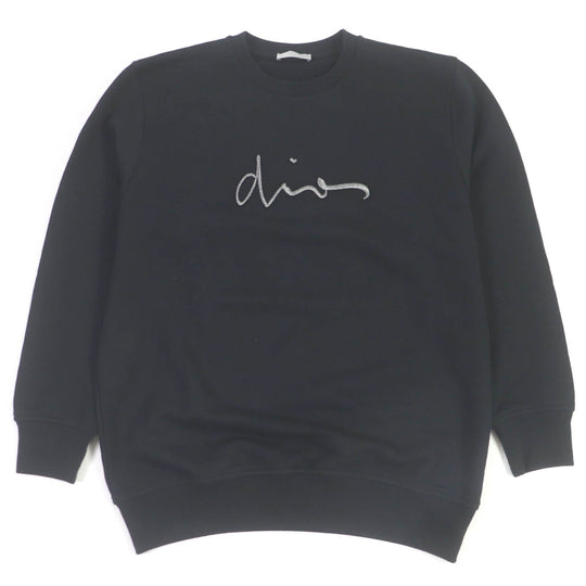 Dior HOMME sweat 333J666W3664 Main: 100% cotton, part: 80% rayon, part: 20% polyester black mens S Used Authentic