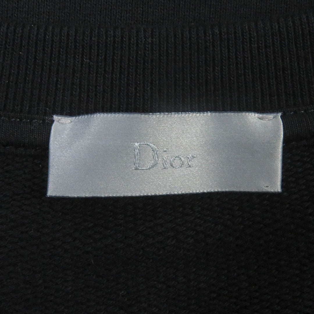 Dior HOMME sweat 333J666W3664 Main: 100% cotton, part: 80% rayon, part: 20% polyester black mens S Used Authentic