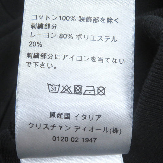 Dior HOMME sweat 333J666W3664 Main: 100% cotton, part: 80% rayon, part: 20% polyester black mens S Used Authentic
