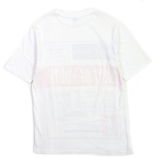LOEWE Short sleeve T-shirt Main: 100% cotton white FIRE OF YOUTH mens S Used Authentic