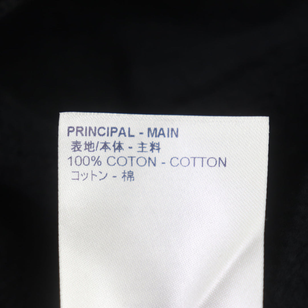 LOUIS VUITTON Hoodie Main: 100% cotton black mens M Used Authentic