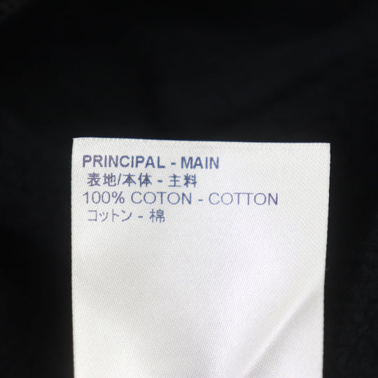 LOUIS VUITTON Hoodie Main: 100% cotton black mens M Used Authentic