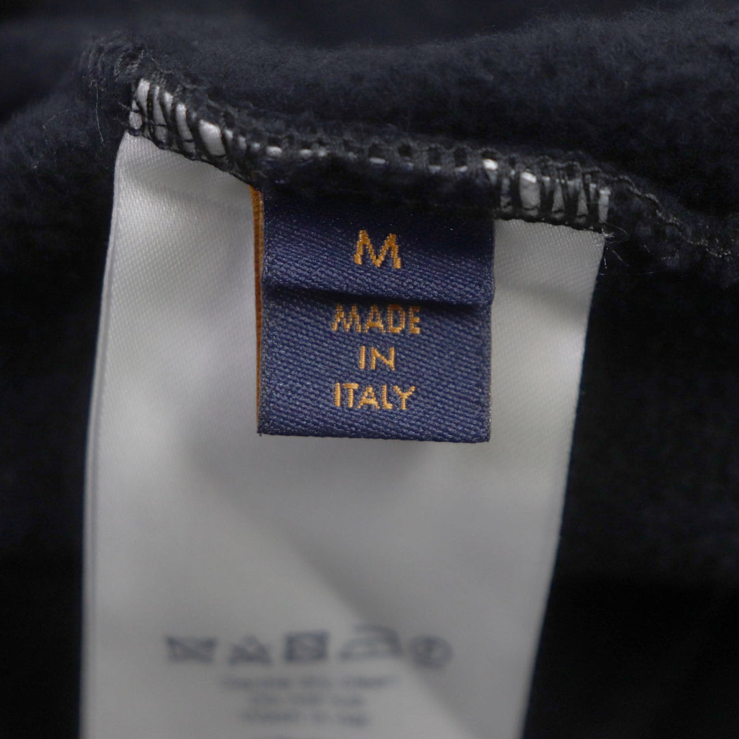 LOUIS VUITTON Hoodie Main: 100% cotton black mens M Used Authentic