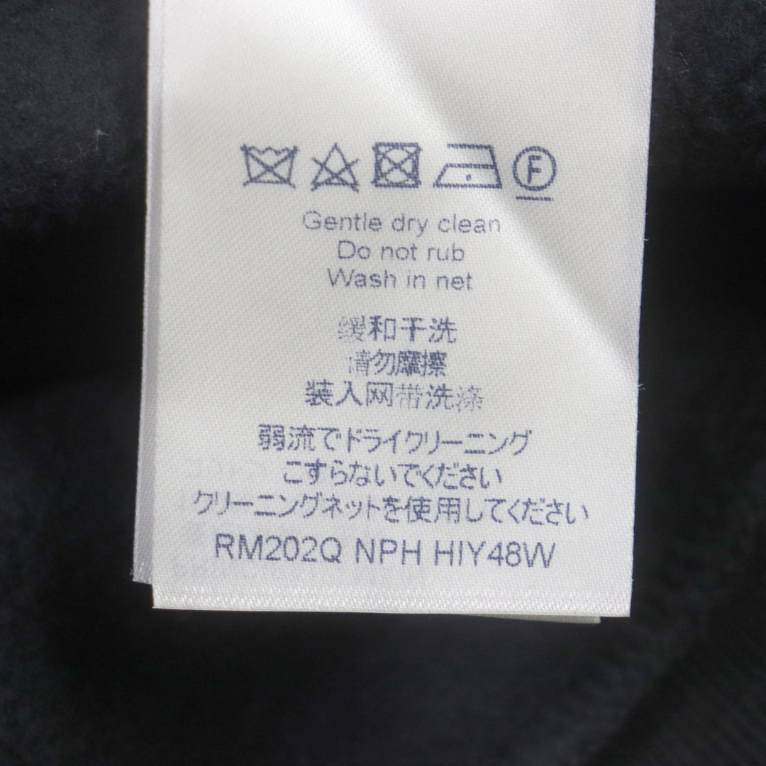 LOUIS VUITTON Hoodie Main: 100% cotton black mens M Used Authentic