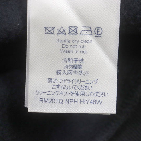 LOUIS VUITTON Hoodie Main: 100% cotton black mens M Used Authentic