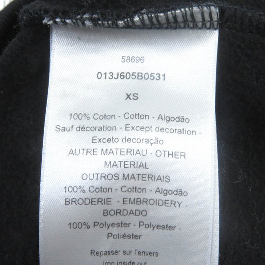 Dior HOMME Hoodie 013J605B0531 Main: 100% cotton, Part: 100% polyester black mens XS Used Authentic