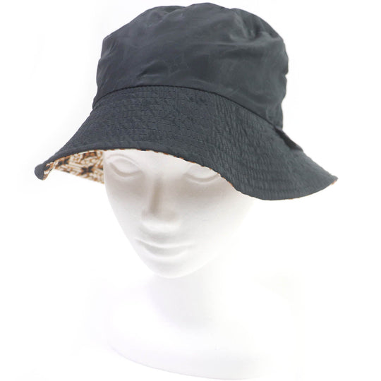 LOUIS VUITTON hat M76534 Outer: 96% nylon, Outer: 4% elastane (polyurethane), Lining: 55% polyester, Lining: 45% silk Brown black mens Used Authentic
