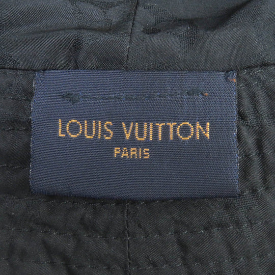 LOUIS VUITTON hat M76534 Outer: 96% nylon, Outer: 4% elastane (polyurethane), Lining: 55% polyester, Lining: 45% silk Brown black mens Used Authentic