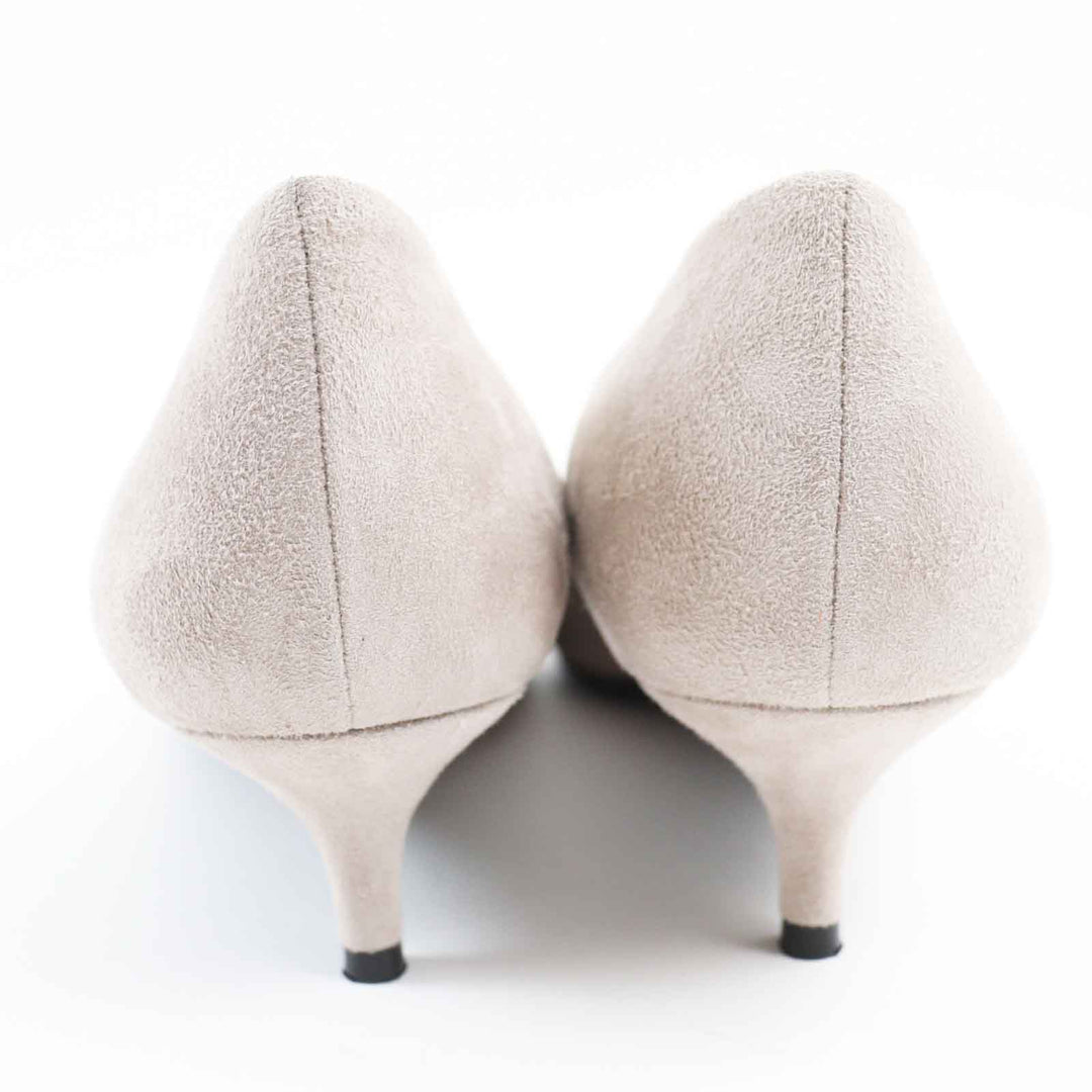 HERMES pumps BN202009Z Main: Suede leather Greige type Women 36 Used Authentic