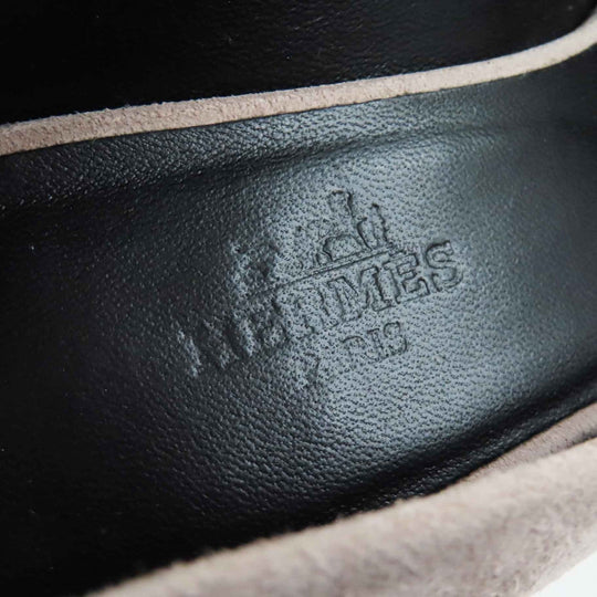 HERMES pumps BN202009Z Main: Suede leather Greige type Women 36 Used Authentic