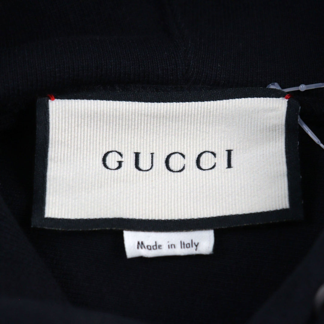 GUCCI Hoodie 569828 Outer: 100% cotton, Part: 100% polyester Black type mens XS Used Authentic