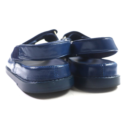 CHANEL Sandals G34445 Main: Leather blue mens 41 Used Authentic