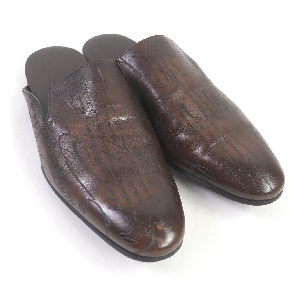 Berluti Sandals Main: Leather Brown Cyrus Oman mens 8.5 Used Authentic