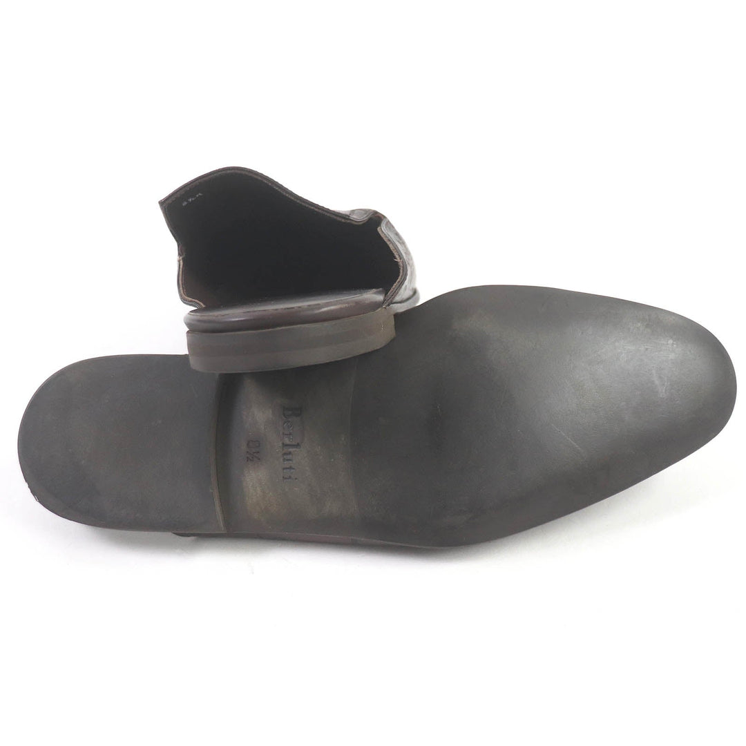 Berluti Sandals Main: Leather Brown Cyrus Oman mens 8.5 Used Authentic