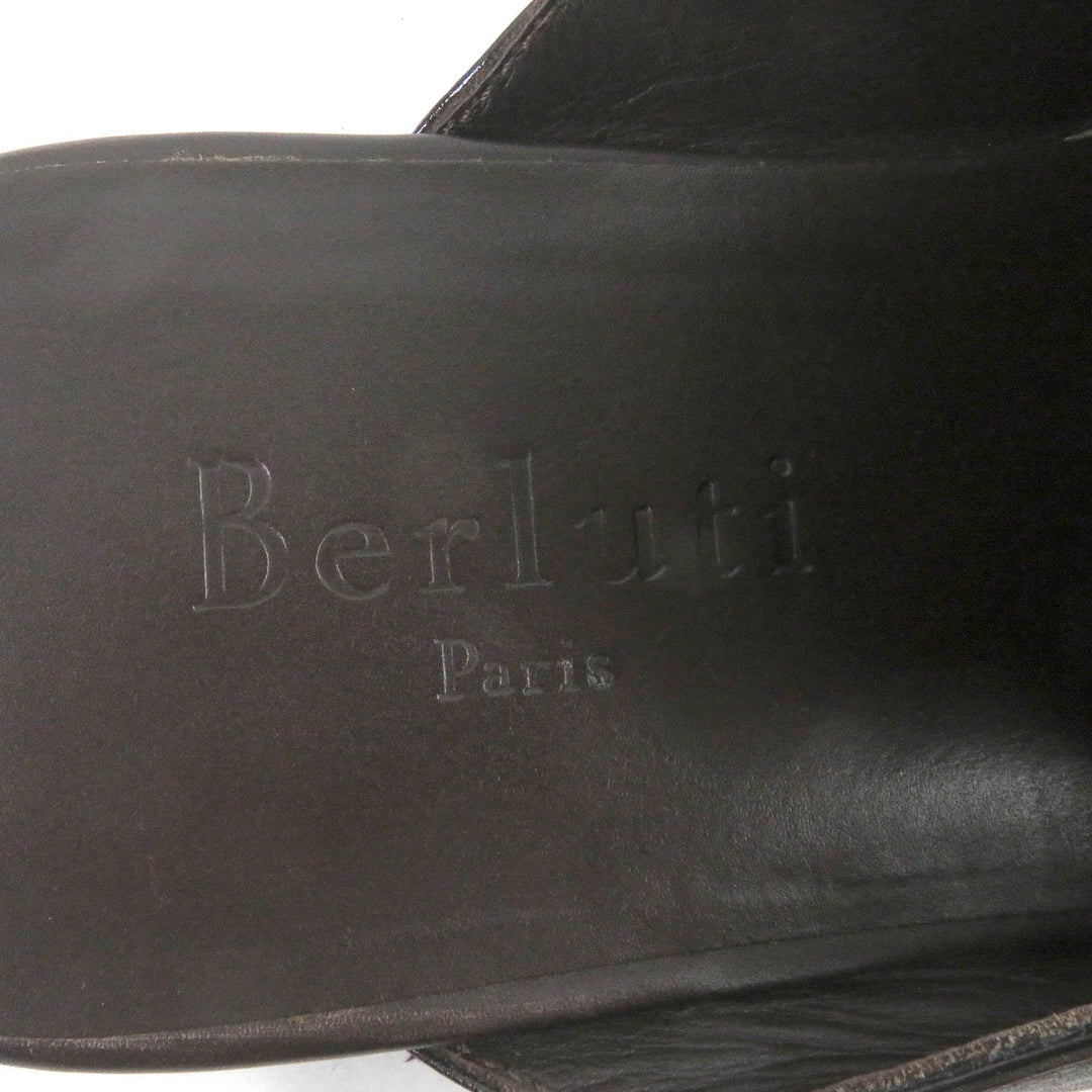 Berluti Sandals Main: Leather Brown Cyrus Oman mens 8.5 Used Authentic