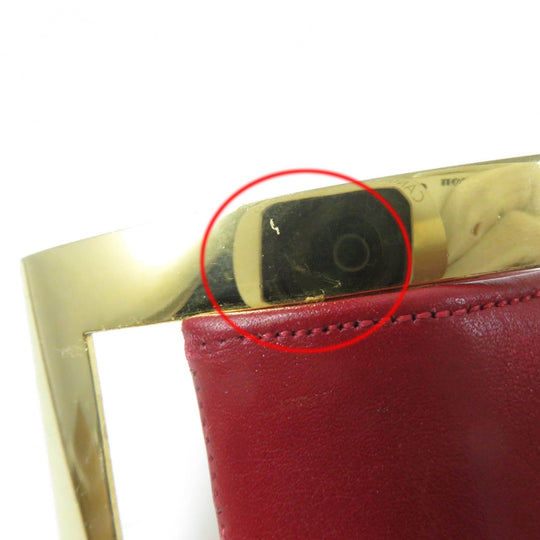 CHANEL belt Main: Leather Red Women Used Authentic
