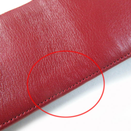 CHANEL belt Main: Leather Red Women Used Authentic