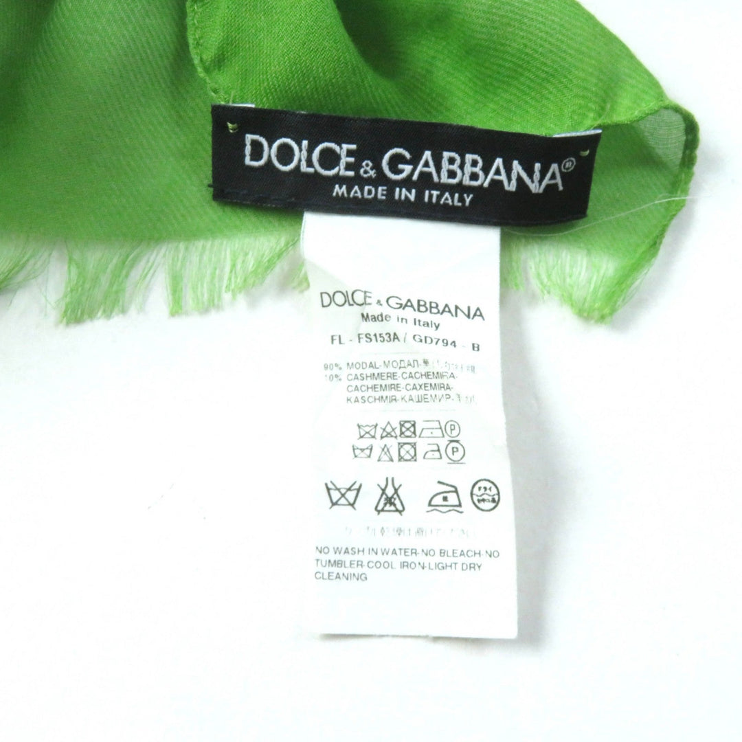 DOLCE&GABBANA Stall Main: 90% modal, Main: 10% cashmere Multi Women Used Authentic