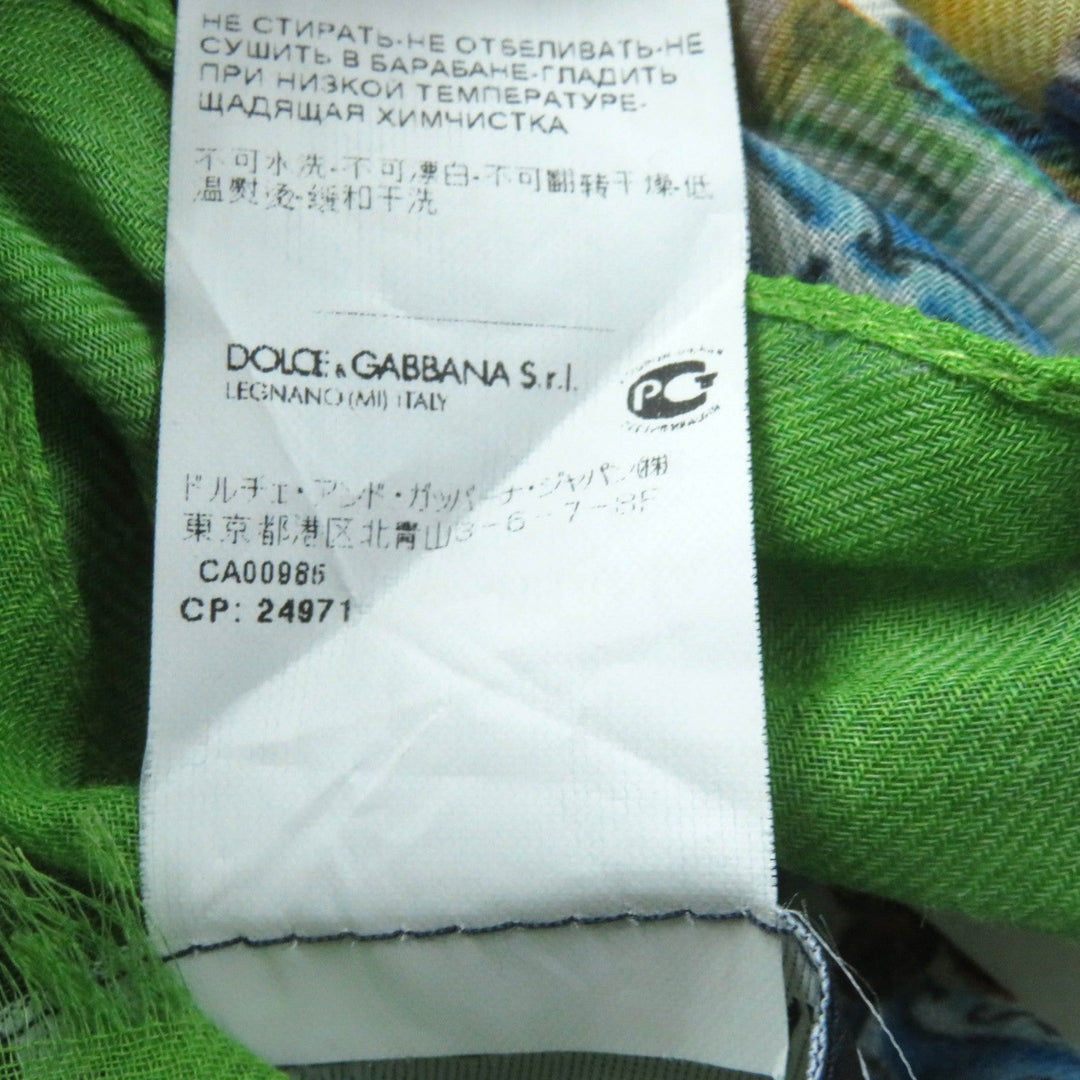 DOLCE&GABBANA Stall Main: 90% modal, Main: 10% cashmere Multi Women Used Authentic