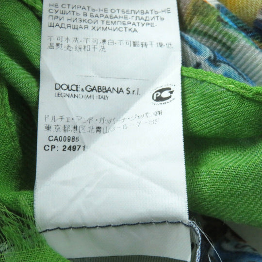 DOLCE&GABBANA Stall Main: 90% modal, Main: 10% cashmere Multi Women Used Authentic