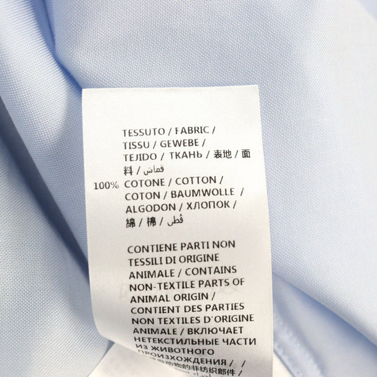 GUCCI Long sleeve shirt 539707 Main: 100% cotton Light blue mens 54 Used Authentic