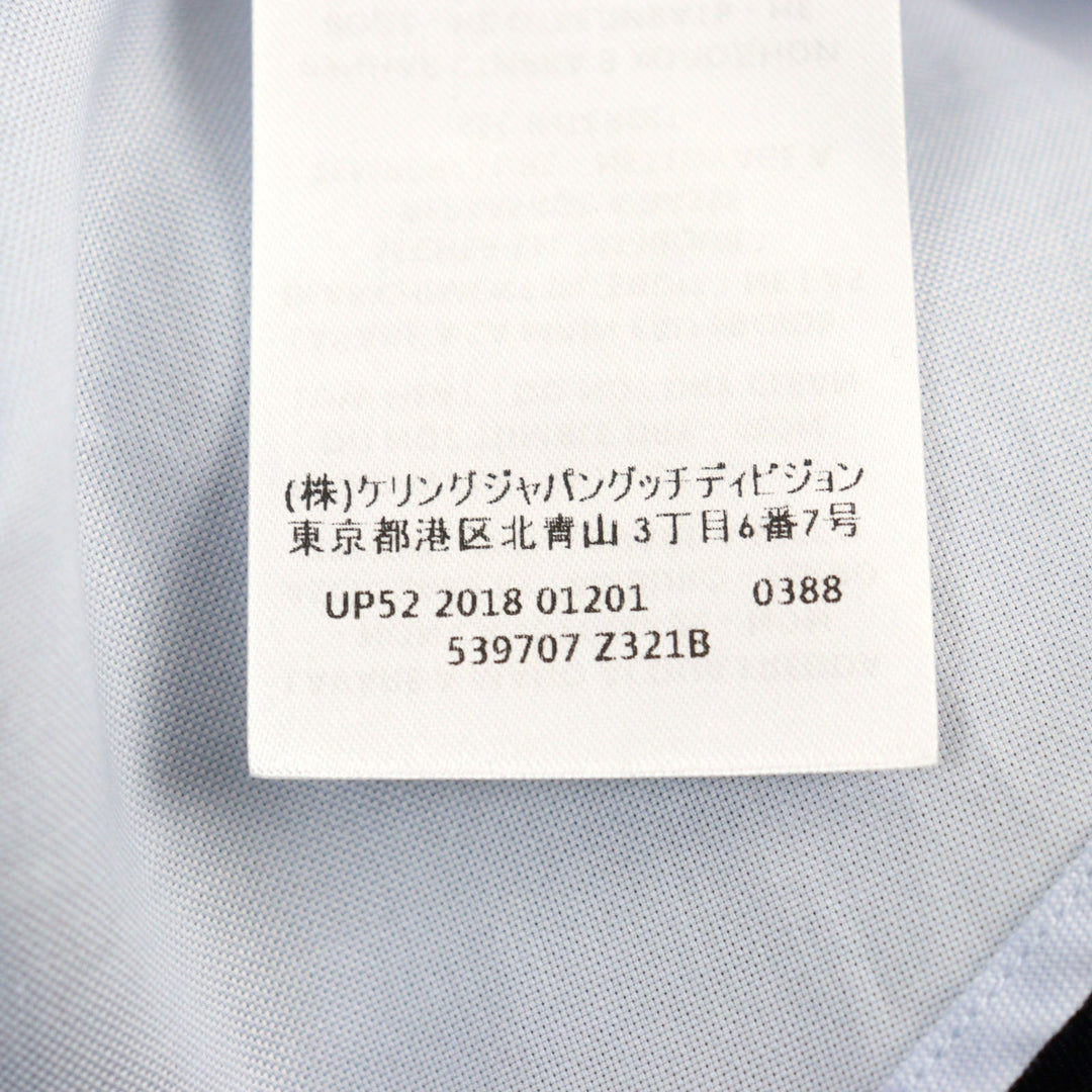 GUCCI Long sleeve shirt 539707 Main: 100% cotton Light blue mens 54 Used Authentic