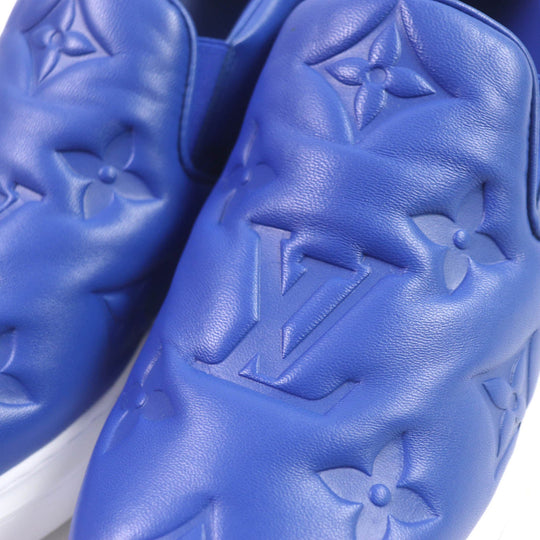 LOUIS VUITTON Slip-on Main: Leather blue beverly hills line mens 7 1/2 Used Authentic