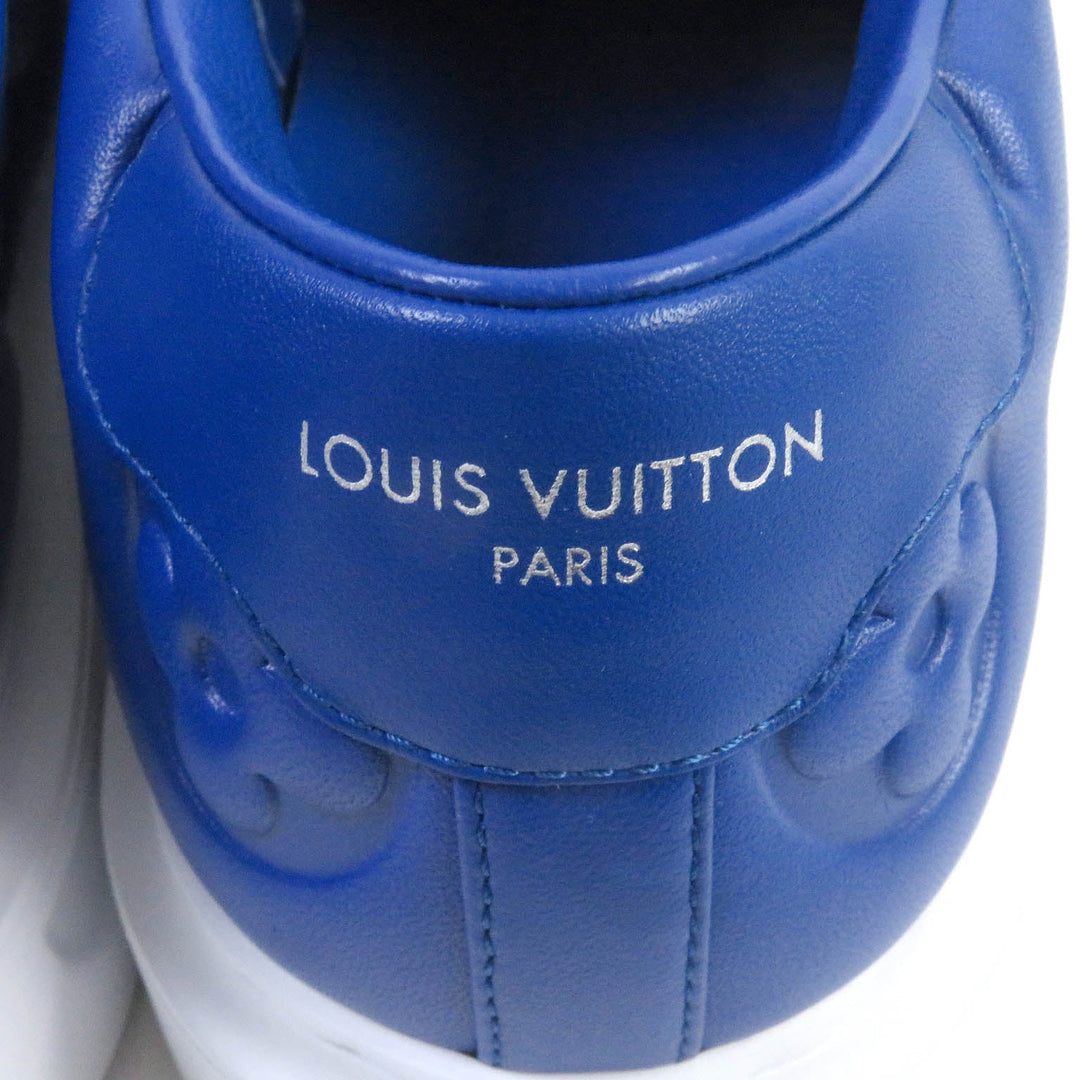 LOUIS VUITTON Slip-on Main: Leather blue beverly hills line mens 7 1/2 Used Authentic