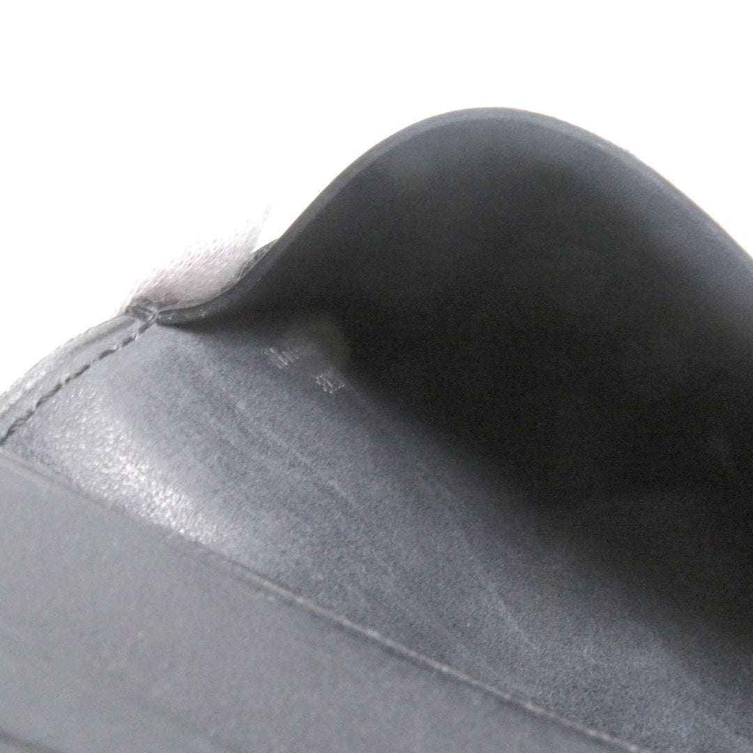 Berluti Card Case Leather Black mens Used Authentic