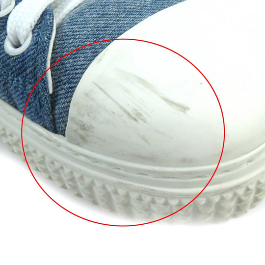 Valentino Garavani sneakers FL898Y2 Main: Denim, Main: Leather Blue white mens 42 Used Authentic