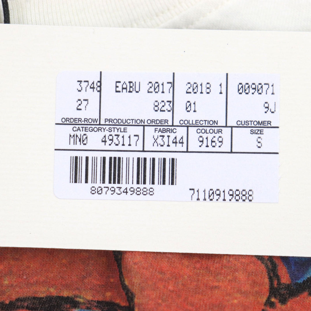 GUCCI Short sleeve T-shirt 493117 Main: 100% cotton white mens S Used Authentic