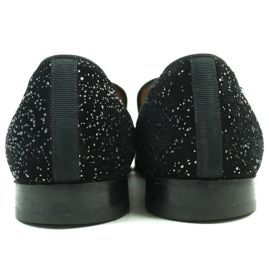 Christian Louboutin Leather shoes Main: Suede leather black mens 40 Used Authentic