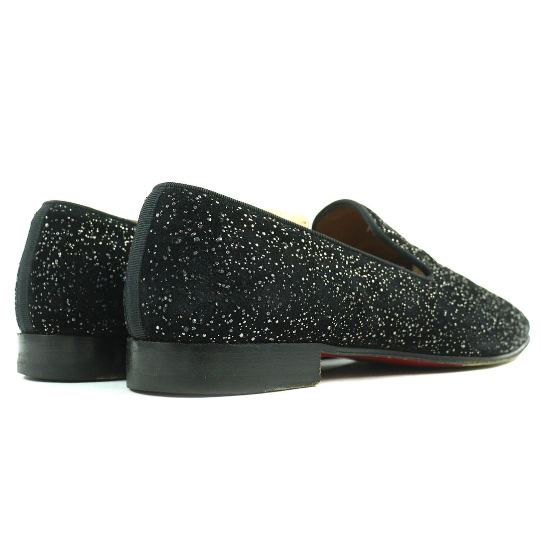 Christian Louboutin Leather shoes Main: Suede leather black mens 40 Used Authentic