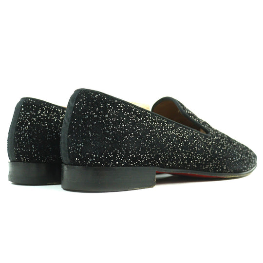 Christian Louboutin Leather shoes Main: Suede leather black mens 40 Used Authentic