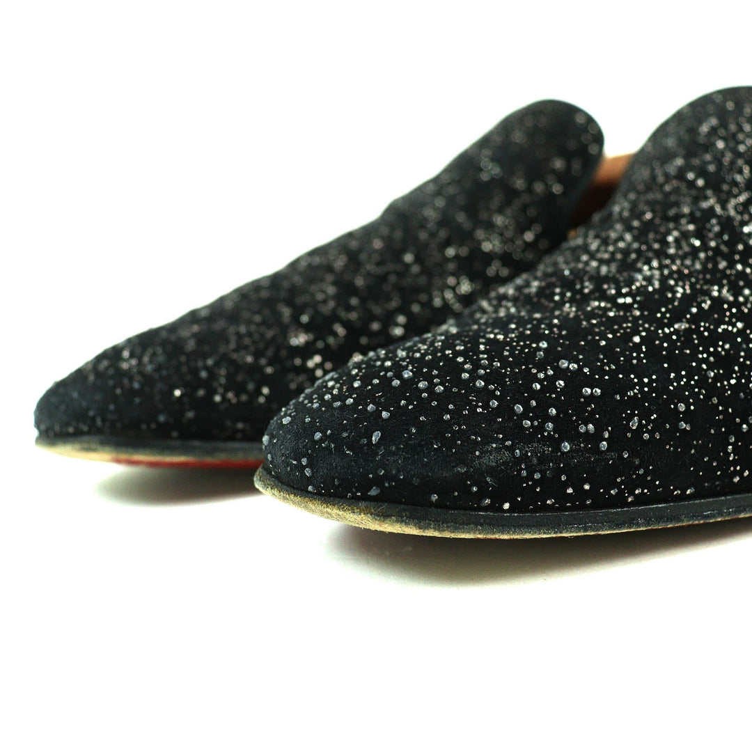 Christian Louboutin Leather shoes Main: Suede leather black mens 40 Used Authentic