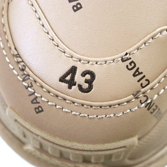 BALENCIAGA sneakers 536737 Main: Leather Brown TRIPLE S Triple S mens 43 Used Authentic
