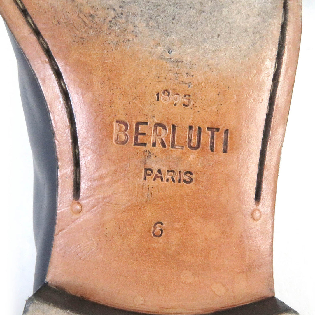 Berluti loafers Main: Leather Navy mens 6 Used Authentic