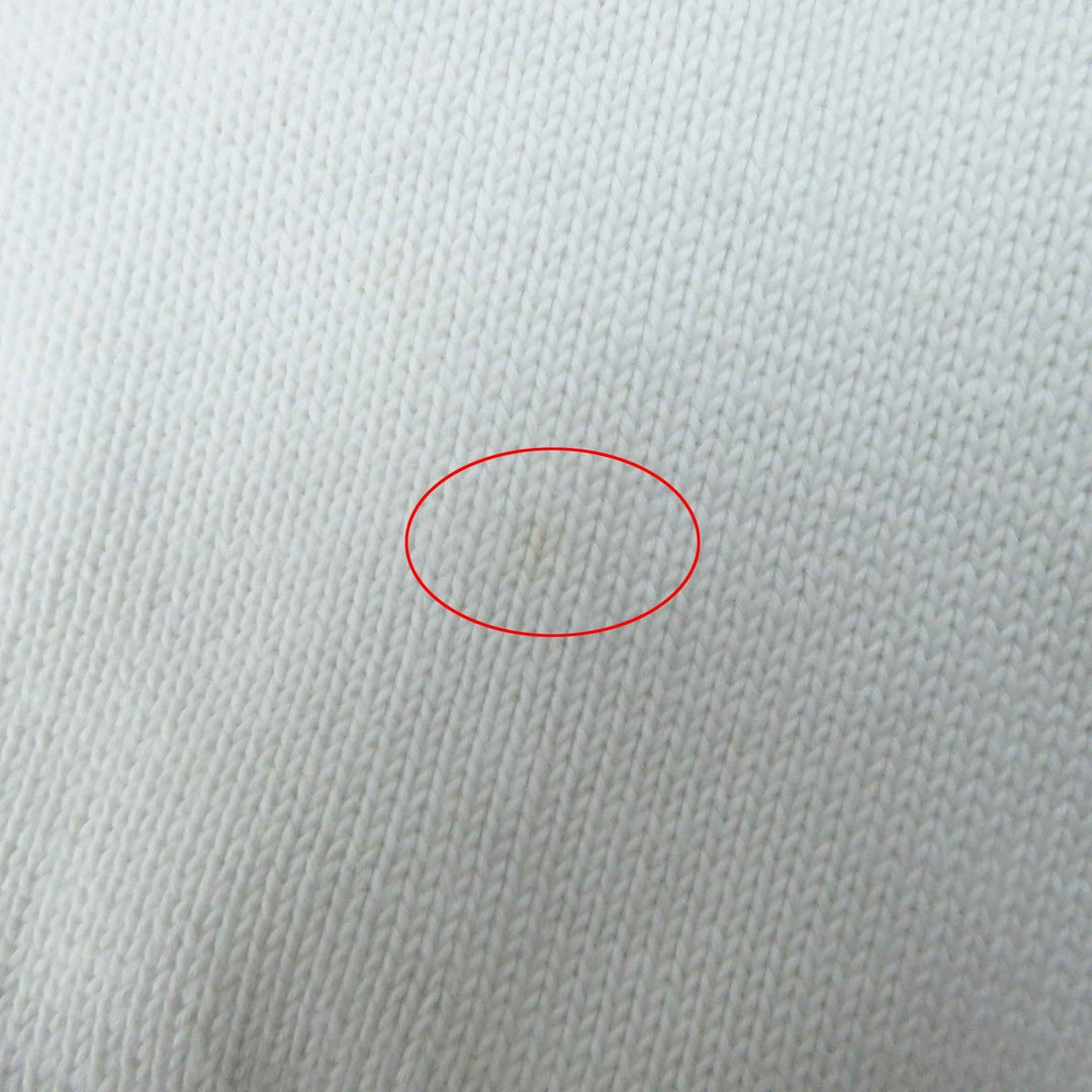 Christian Dior sweat 3U2L350 Main: 100% cotton white Women L Used Authentic