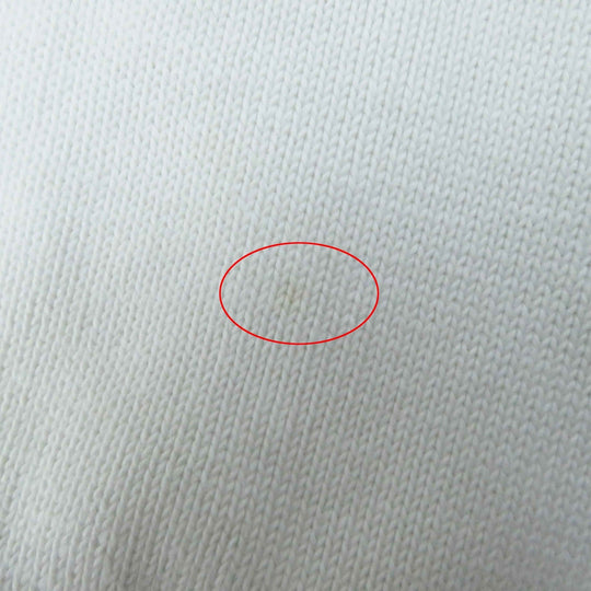 Christian Dior sweat 3U2L350 Main: 100% cotton white Women L Used Authentic